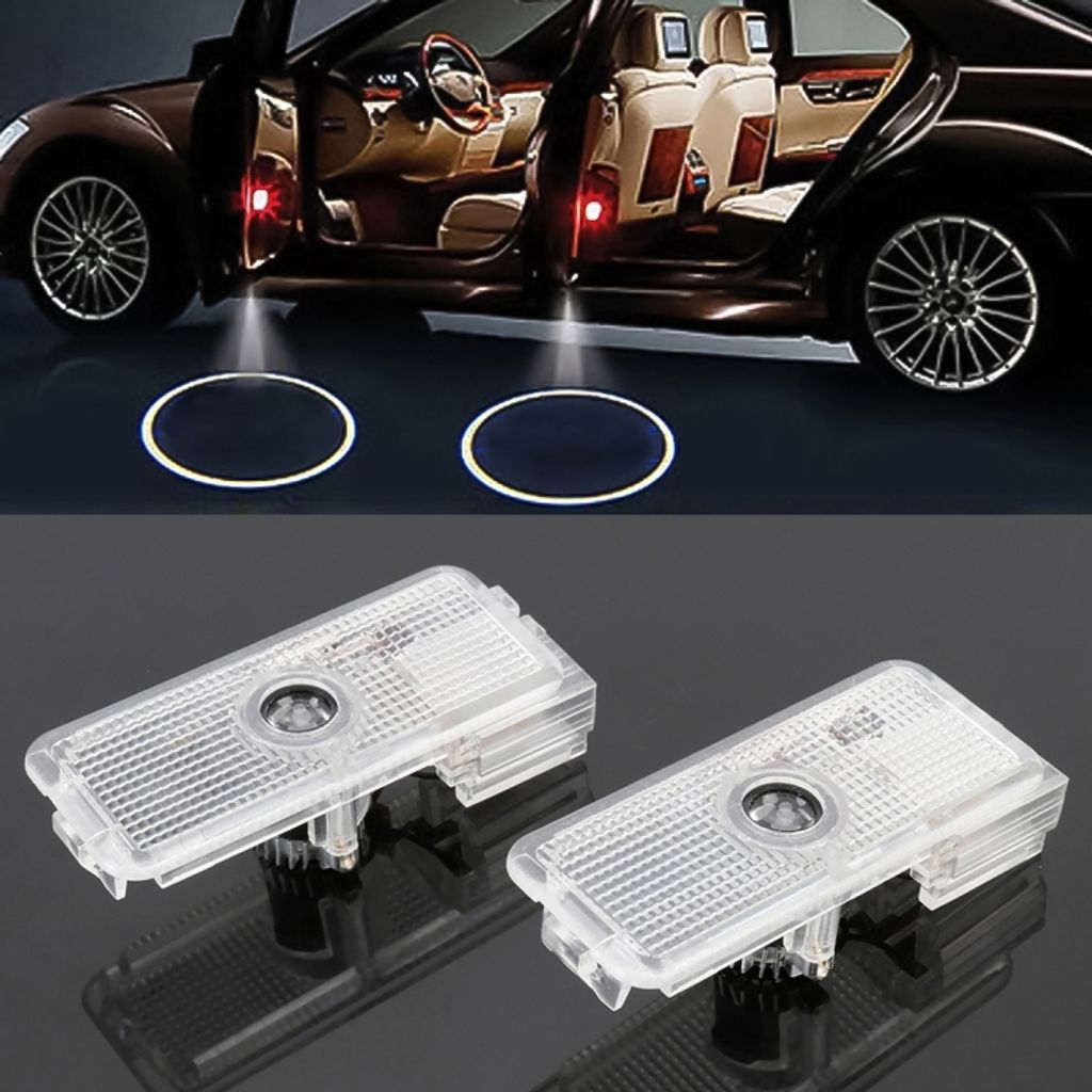 2 PCS DC12V 2W Auto Tür Logo Licht Marke Schatten Licht Courtesy Lampe für Peugeot 508 2011-2015