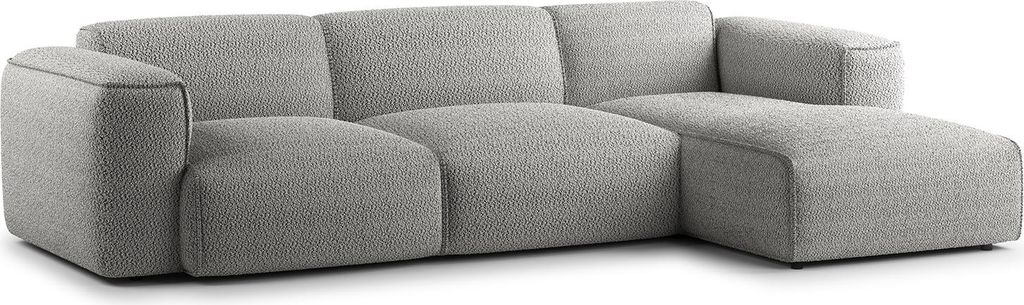 home24 3-Sitzer Ecksofa mit Longchair