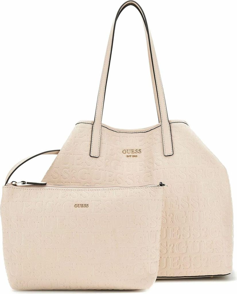 GUESS Handtasche Damen Vikky II Stone HWBG9318290‐STO