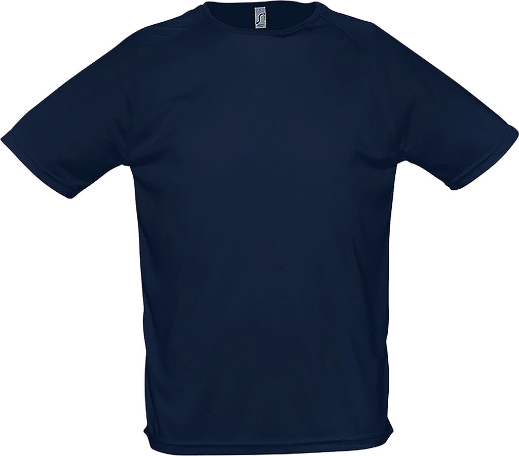 SOLS Herren Sporty Performance T-Shirt, Kurzarm, Rundhals PC303 (XL) (Marineblau)