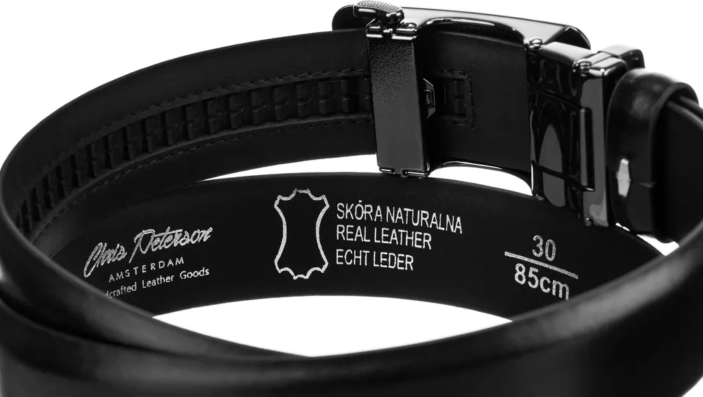Cintura Peterson Harmony Automatica 95cm Pelle Nera Everyday - 8