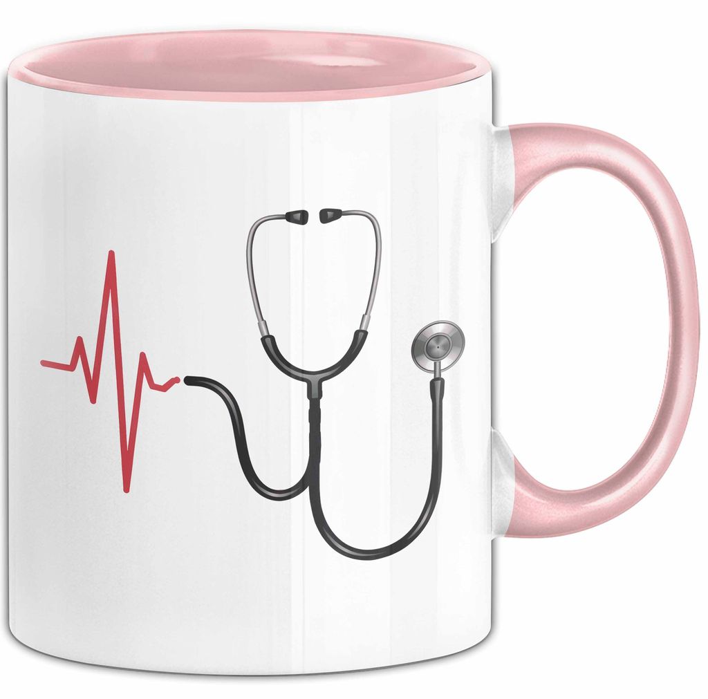 Arzt Tasse Geschenkidee Medizinischer Profi Lustiger Spruch Geschenkidee Lustig (Rosa)