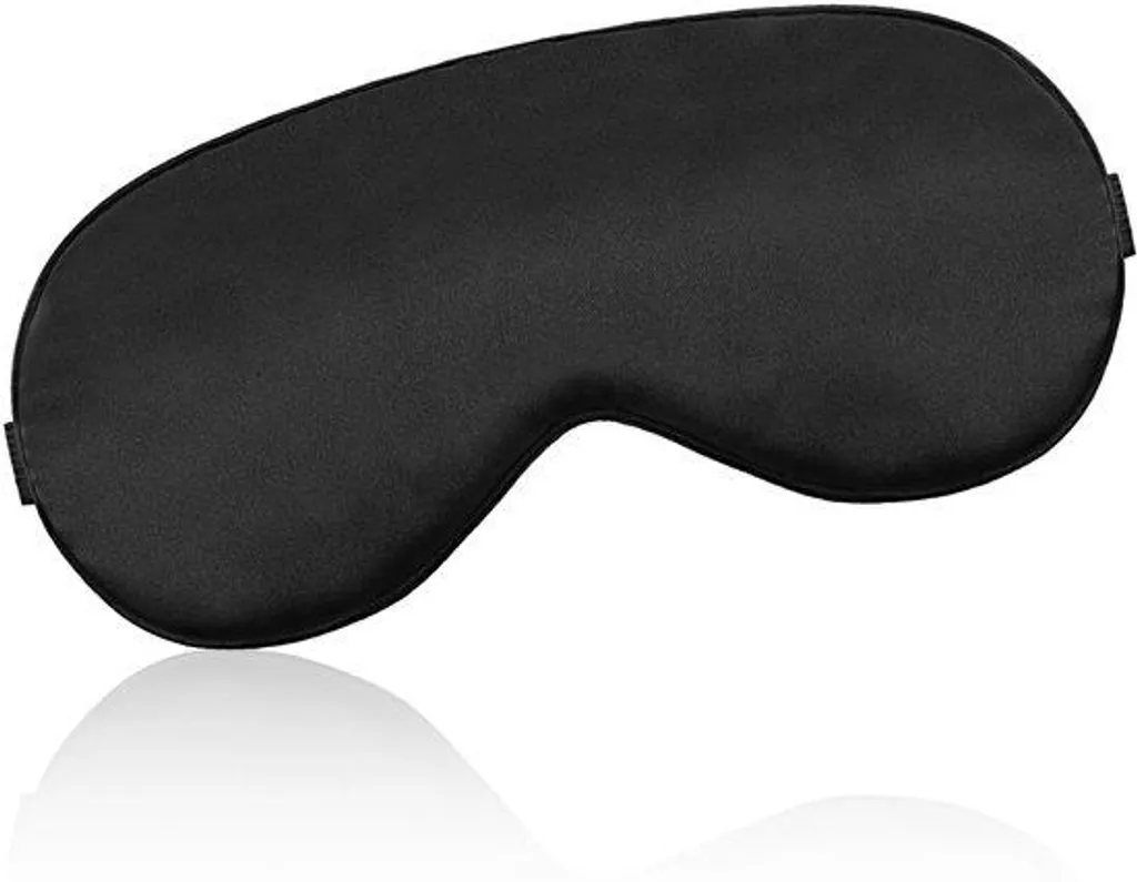 Masque de nuit occultant en soie douce, cache-yeux pour sommeil profond