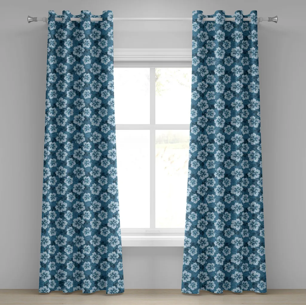 Vivi il Sogno delle Hawaii con le Tende ABAKUHAUS Blu Ibisco 280x225