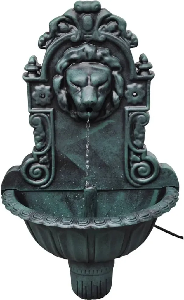 Fontaine murale tête de lion - Créez un coin Zen dans votre jardin 75cm