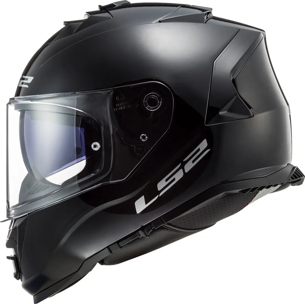 Casque LS2 FF800 Storm XS noir avec écran solaire et ventilation active
