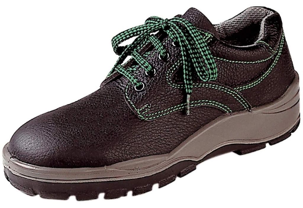 Scarpa di sicurezza taglia 46 in pelle nera/grigia S3 SRA Immagine del prodotto 