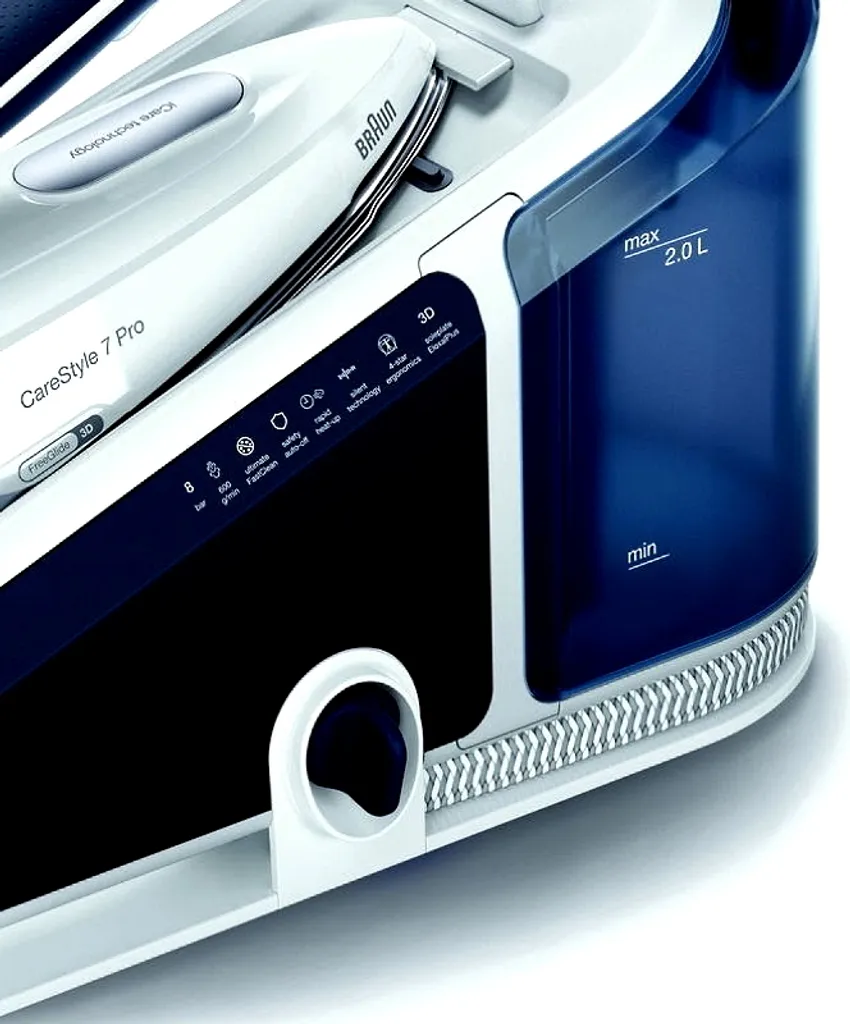 Braun IS 7282 BL Centrale Vapeur Anti-Plis - Finissez-en avec les Plis