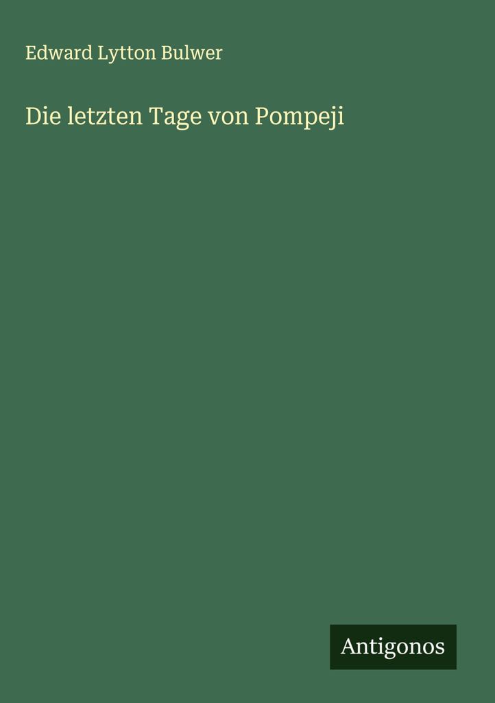 Die letzten Tage von Pompeji