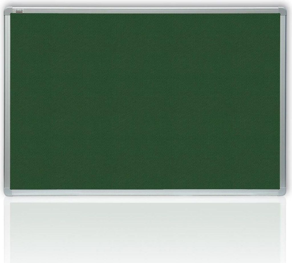 2x3 Grüne Filzplatte im Aluminiumrahmen 60 x 90 cm - Produktbild 