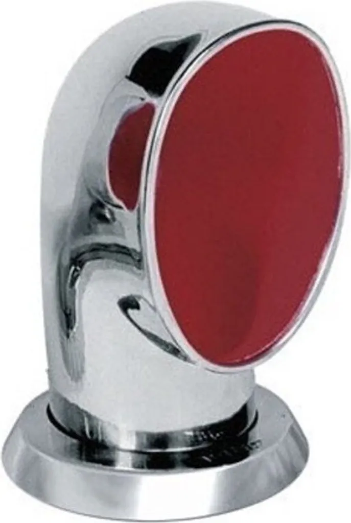 Ventilation cabine bateau VETUS Jerry Ø75mm inox et intérieur rouge design