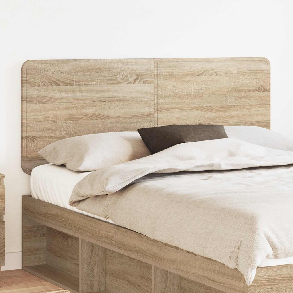 "Schlussverkauf" Bettkopfteil 1 pc - Einfache Montage - Sonoma-Eiche 160 cm Holzwerkstoff C11368