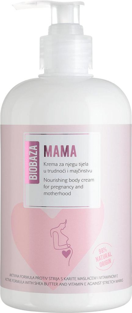 Biobaza Mama Supernourishing Body Cream 500 Ml Produktbild 