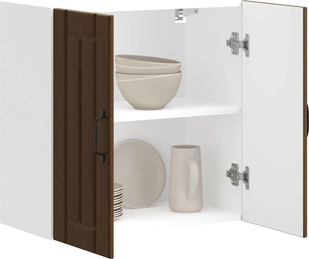 Möbel Küchen-Hängeschrank Lucca Braun Eichen-Optik Holzwerkstoff 853824