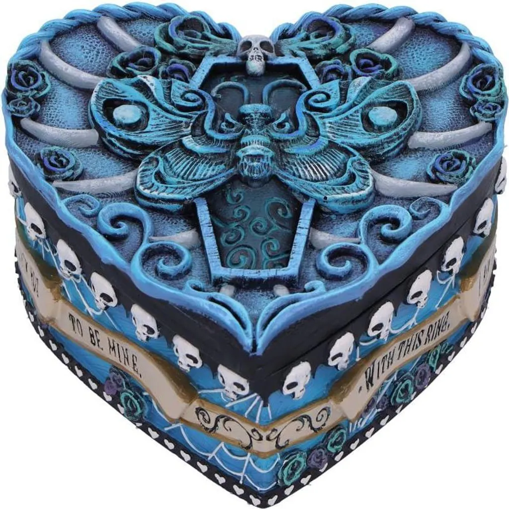 Protégez vos Bagues avec le Coffret Corpse Bride Bleu Design Compact - 2