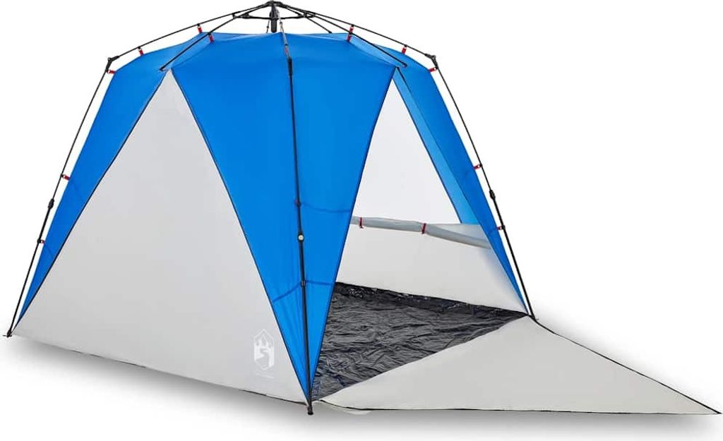 vidaXL Strandzelt 4 Personen Azurblau Quick Release Wasserdicht