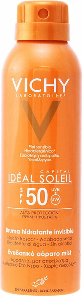 Vichy Ideal Soleil Invisible Hidrating Mist Spf50 200ml Produktbild 
