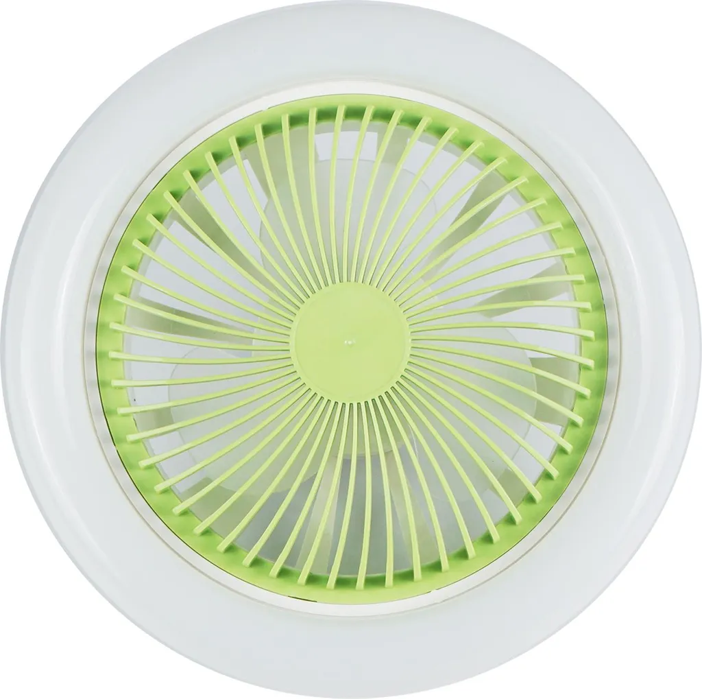 Ventilateur de Plafond Silencieux E27 à 3 Vitesses avec Éclairage LED