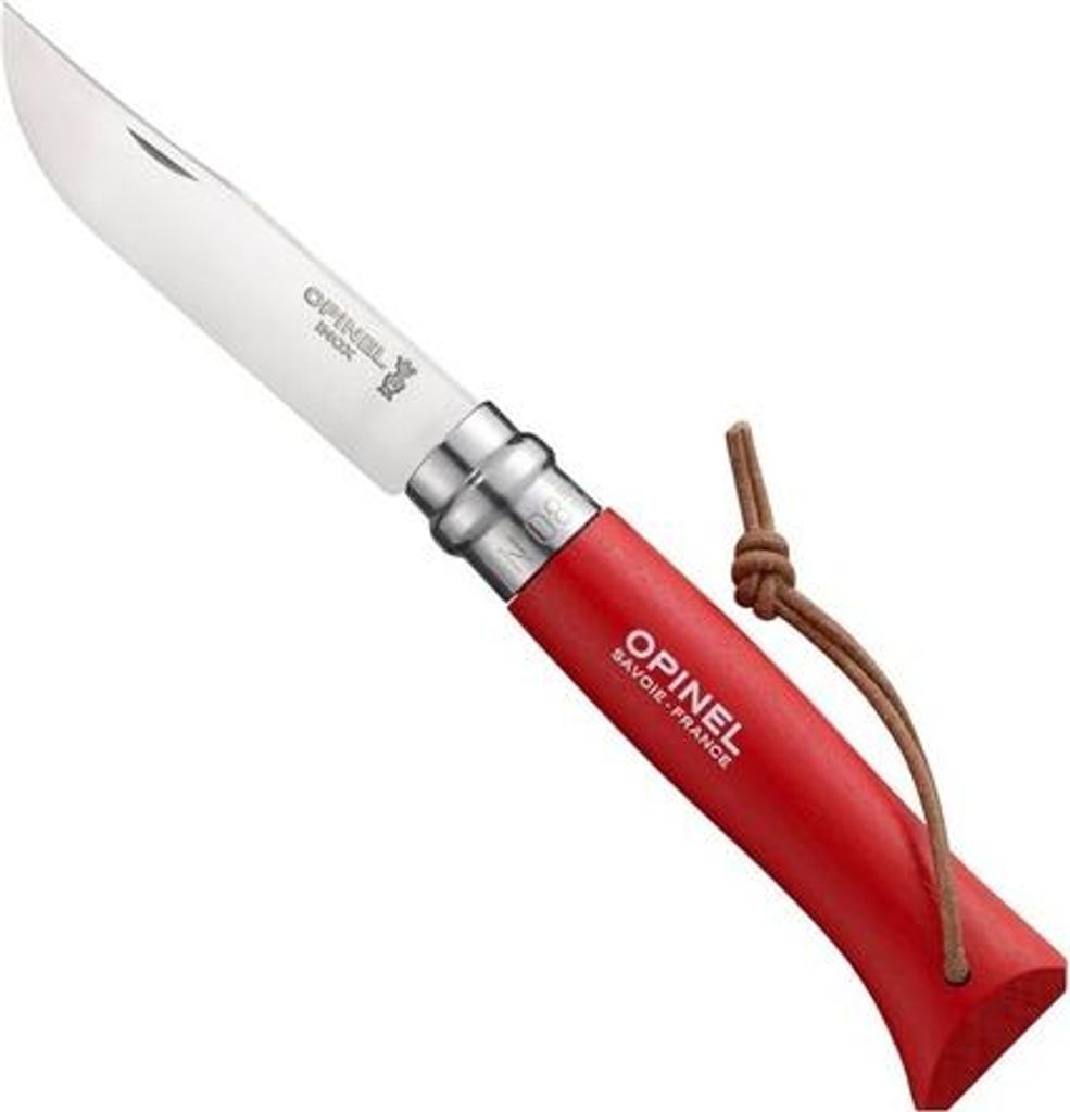 Opinel No. 8 Taschenmesser rot Produktbild 