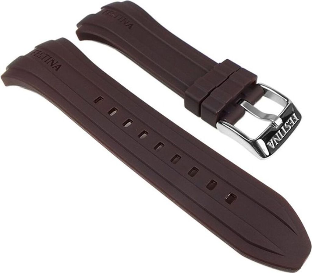 Festina Ersatzband Uhrenarmband PolyurethanBand Braun für F16668/3 F16668
