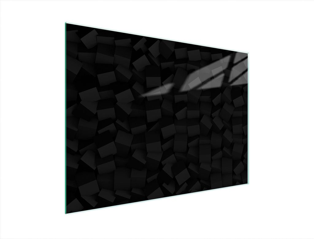 Glasschneidebrett 40x30 Schwarz