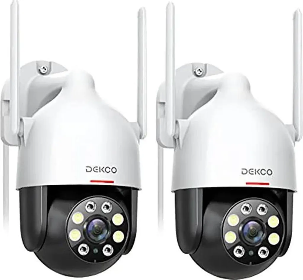 Coppia Telecamere 3MP Design Moderno: Sensore Movimento 4mm UE