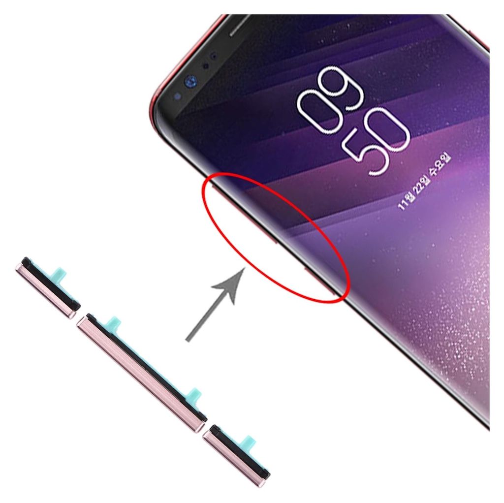 Per Samsung Galaxy S8 / S8 Plus Sidekeys Tasti laterali Immagine del prodotto 