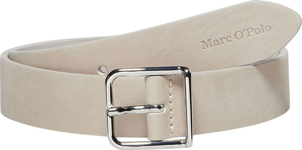 Marc O'Polo Fredis Cintura Donna W75 Pelle Grigio Pietra Beige