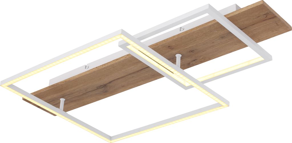 Globo Lighting|Deckenleuchte Metall weiß matt, LED