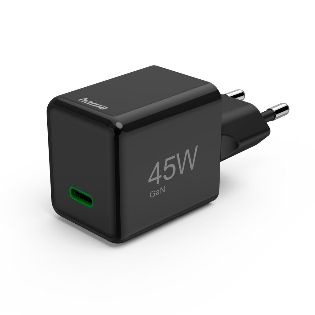 Hama Schnellladegerät, USB-C, PD/QC/GaN, Image du produit 
