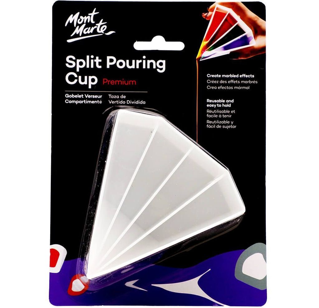 Mont Marte PREMIUM Pouring Becher mit 4 Kammern für Produktbild 