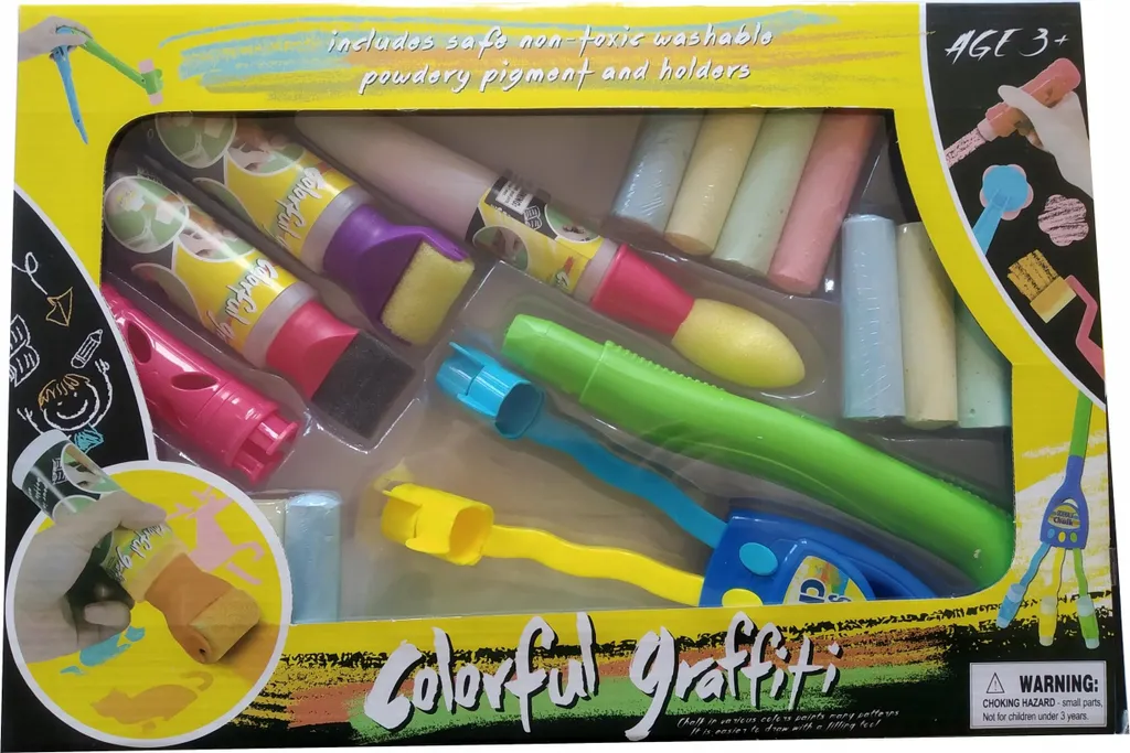 Grandes Craies de Couleurs pour Enfants - Loisirs Créatifs de Plein Air 3352