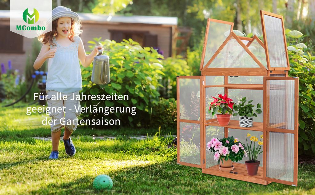 MCombo 3 Etage Gewächenhaus Pflanzschrank Treibhaus Produktbild 11