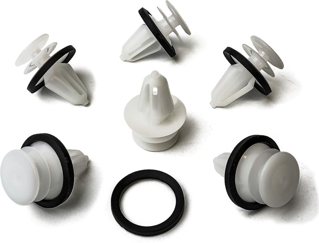 20x Befestigungs Clip mit Dichtung für Zierleiste Stoßstange Verkleidung für Ford | W713297-S300