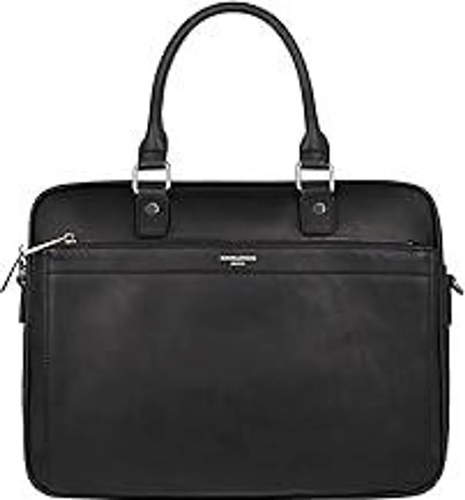 Cartella Uomo Vintage David Jones Borsa PC 15 Pollici Business Nera