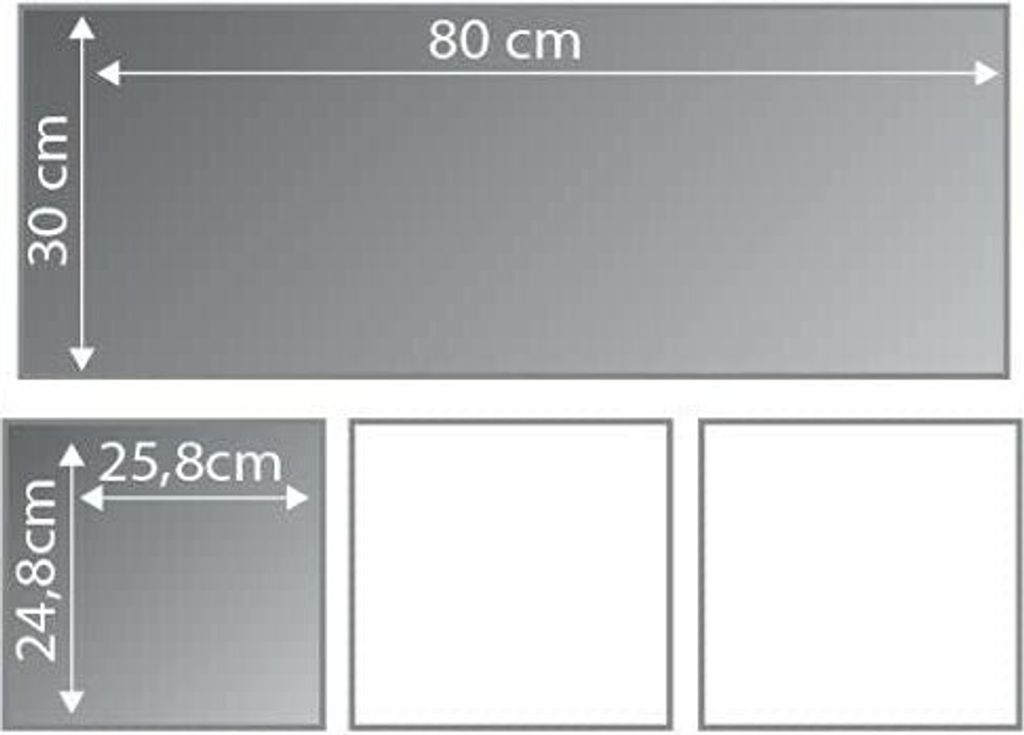 Leinwandbild Küche Gewürz Kräuter 4-Teilig SET XXL Produktbild 3