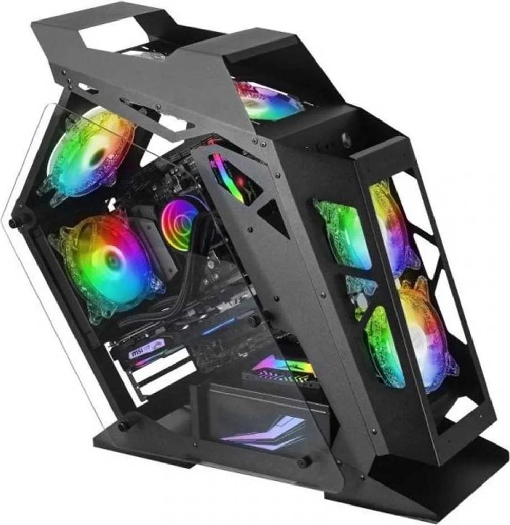 Mars Gaming MC61 Gehärtetes Glas USB 3.2 Schwarz