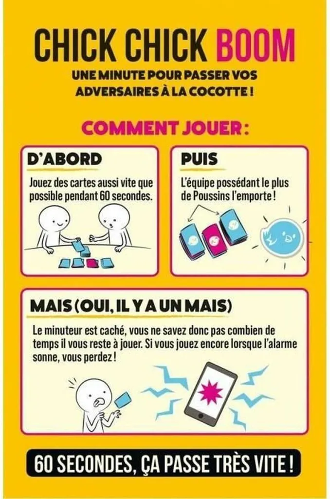 Jeu de société Chick Chick Boom Asmodee pour des soirées fun