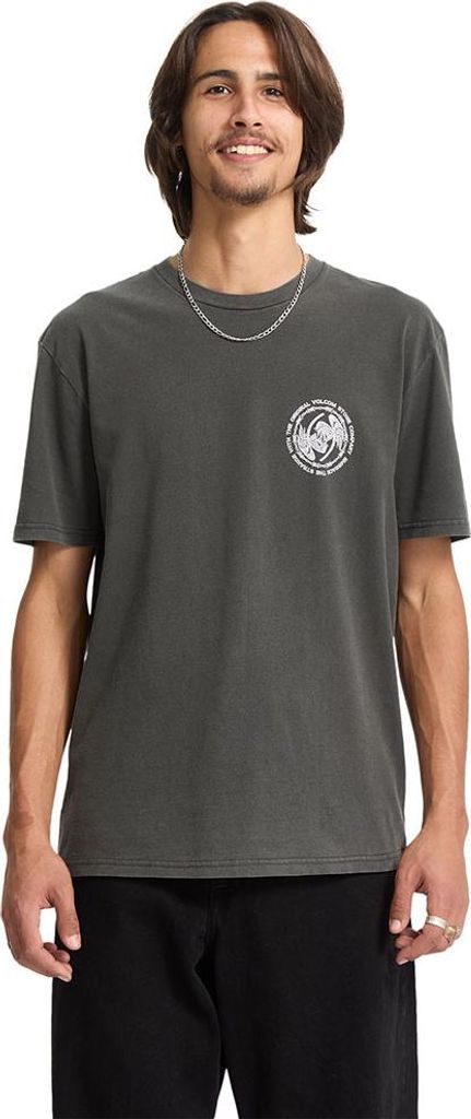 Volcom Circlepalm Pw Kurzarm-t-shirt Grau S Herren Grau S