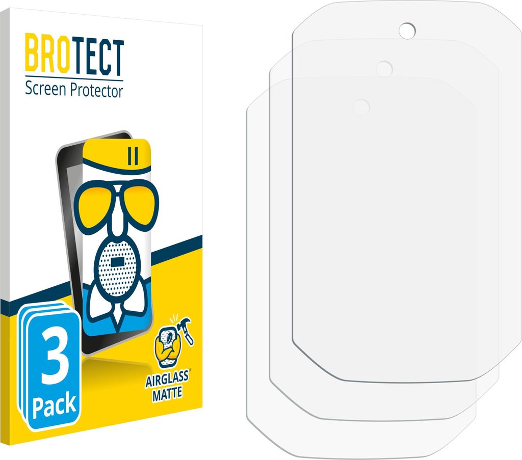 3x BROTECT Entspiegelungs Schutzglas für Bryton Rider S500E Schutzfolie Panzer Folie Glas Display Schutz matt