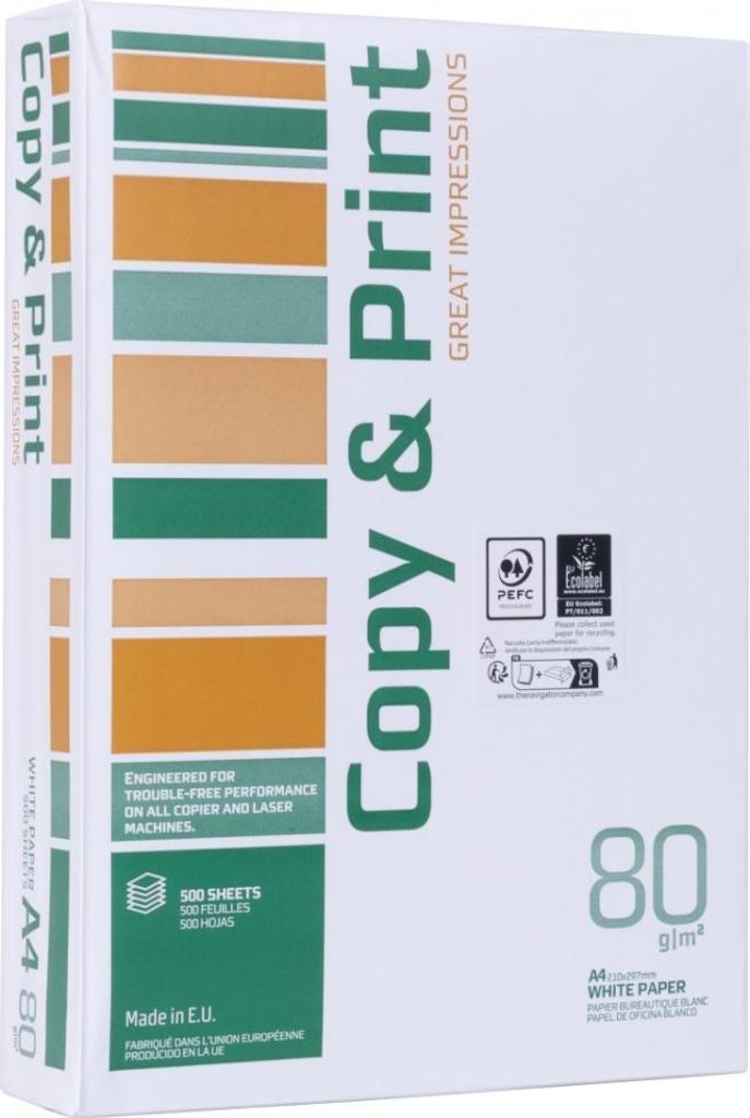 COPY&PRINT A4 Kopierpapier Klasse C, 80 g/m², 500 Blatt