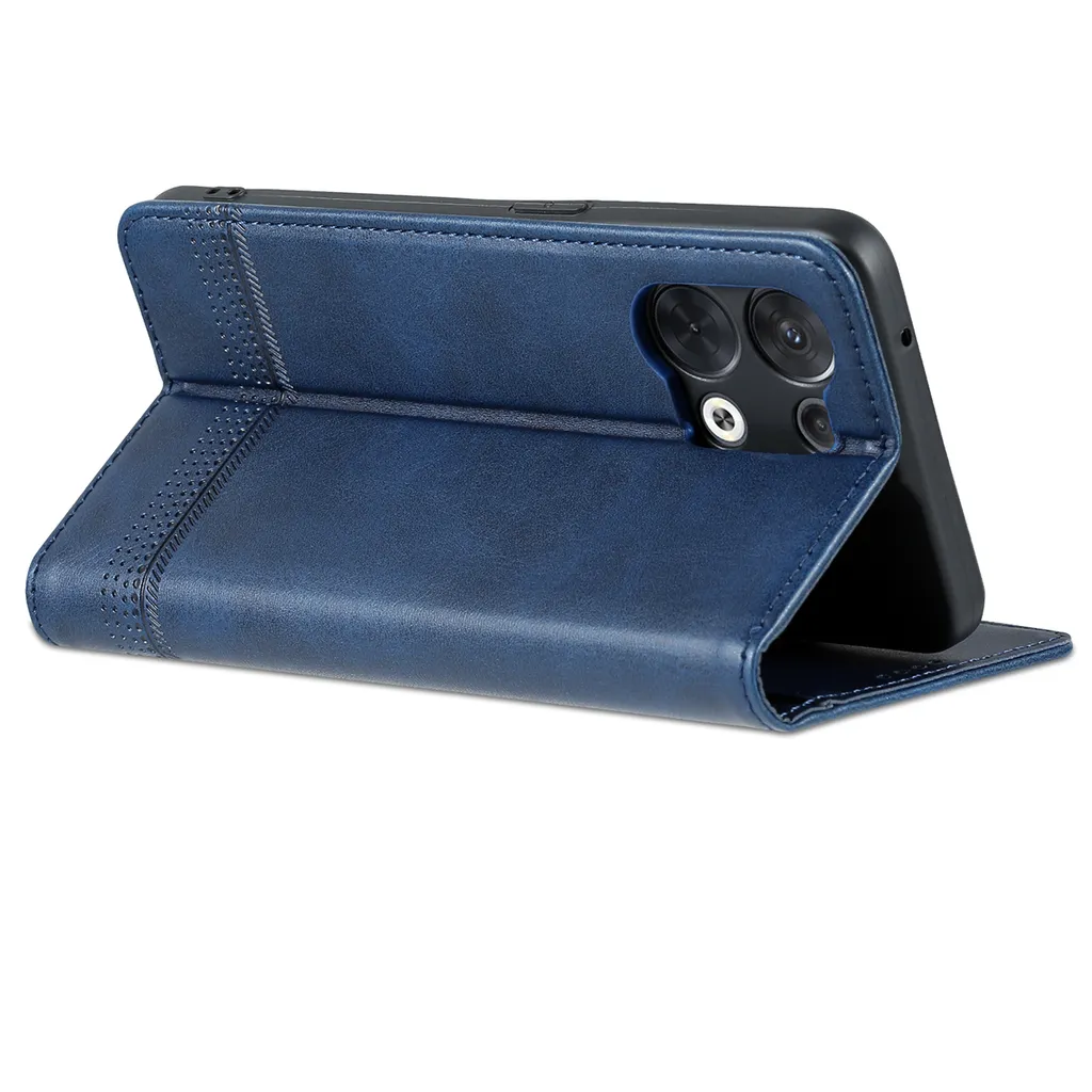 Custodia SEAHAI A Portafoglio Per OPPO Reno 8 5G – Pelle PU, Blocco RFID, Supporto, Slot Carte, Blu - 2
