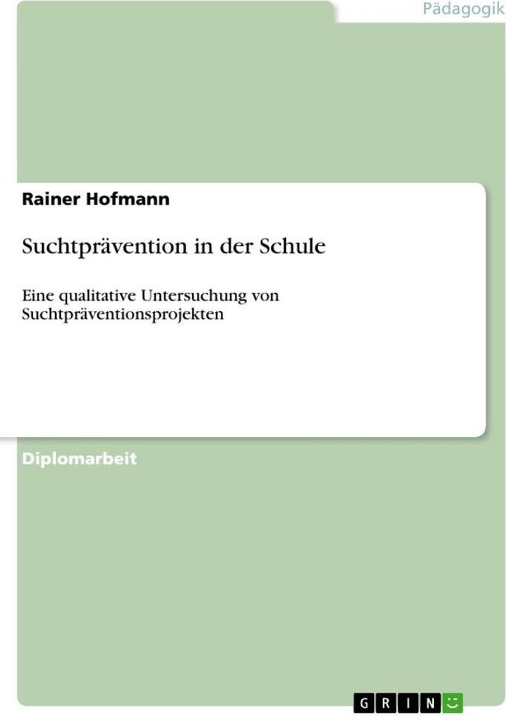 Suchtprävention in der Schule