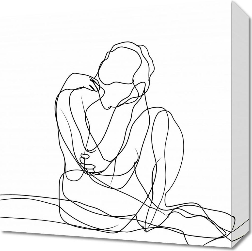 Bild 40x40cm Krümmung