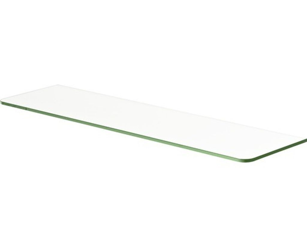 Glas-Regalboden Standard B 80 x T 20 x H 0,8 cm, klar Produktbild 
