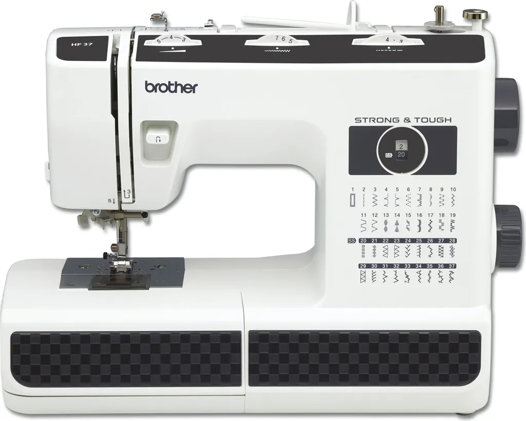Brother HF37 machine à coudre châssis métal et enfilage rapide