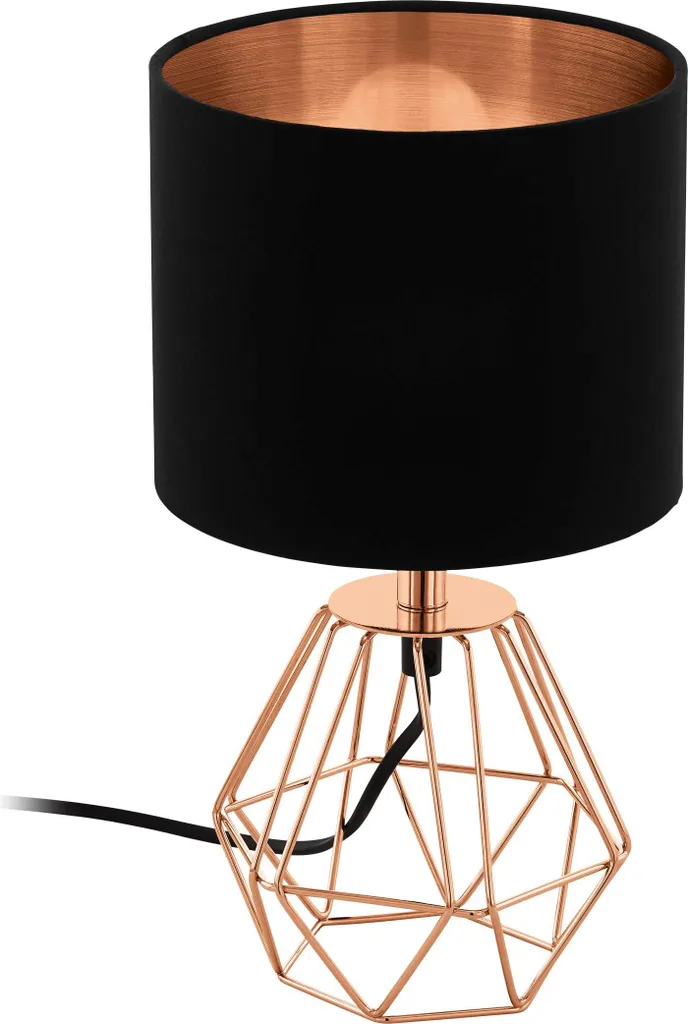 Lampada Eglo Carlton 2 Rame e Nero: Illuminazione d'Atmosfera Moderna - 18
