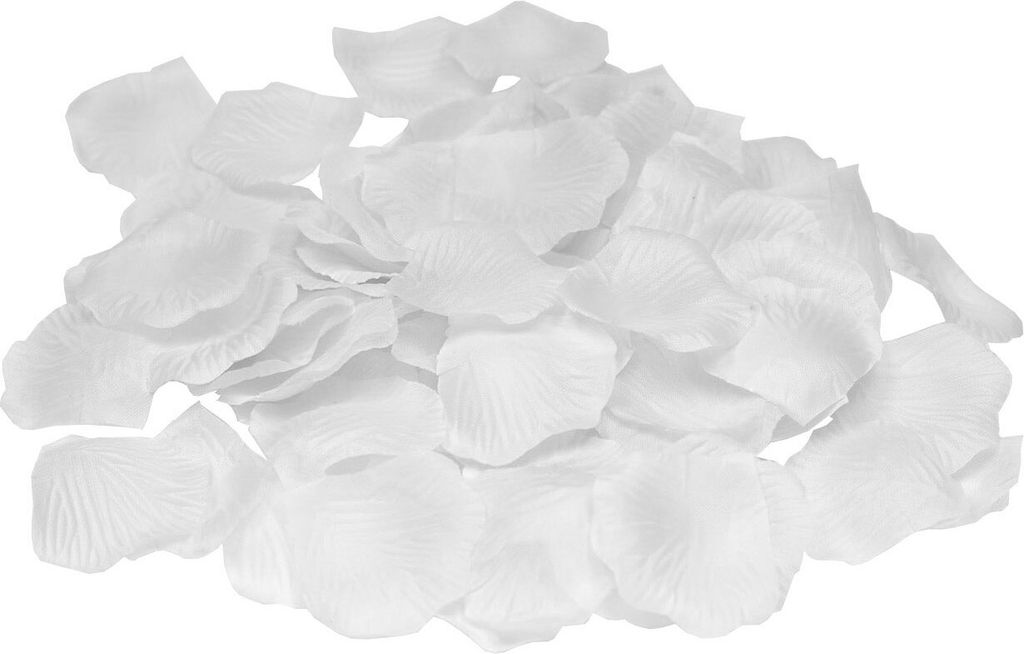 100 Stück Rosenblüten 5cm, Farbe:weiß 029 Produktbild 