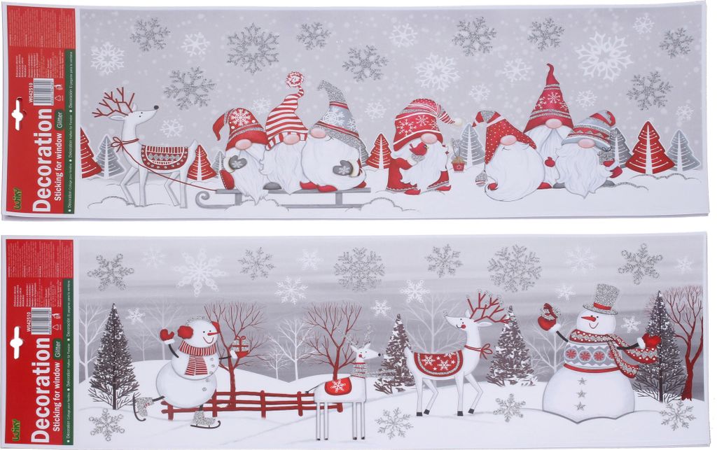 Fensterdekoration 59,5 x 21 cm WEIHNACHTEN