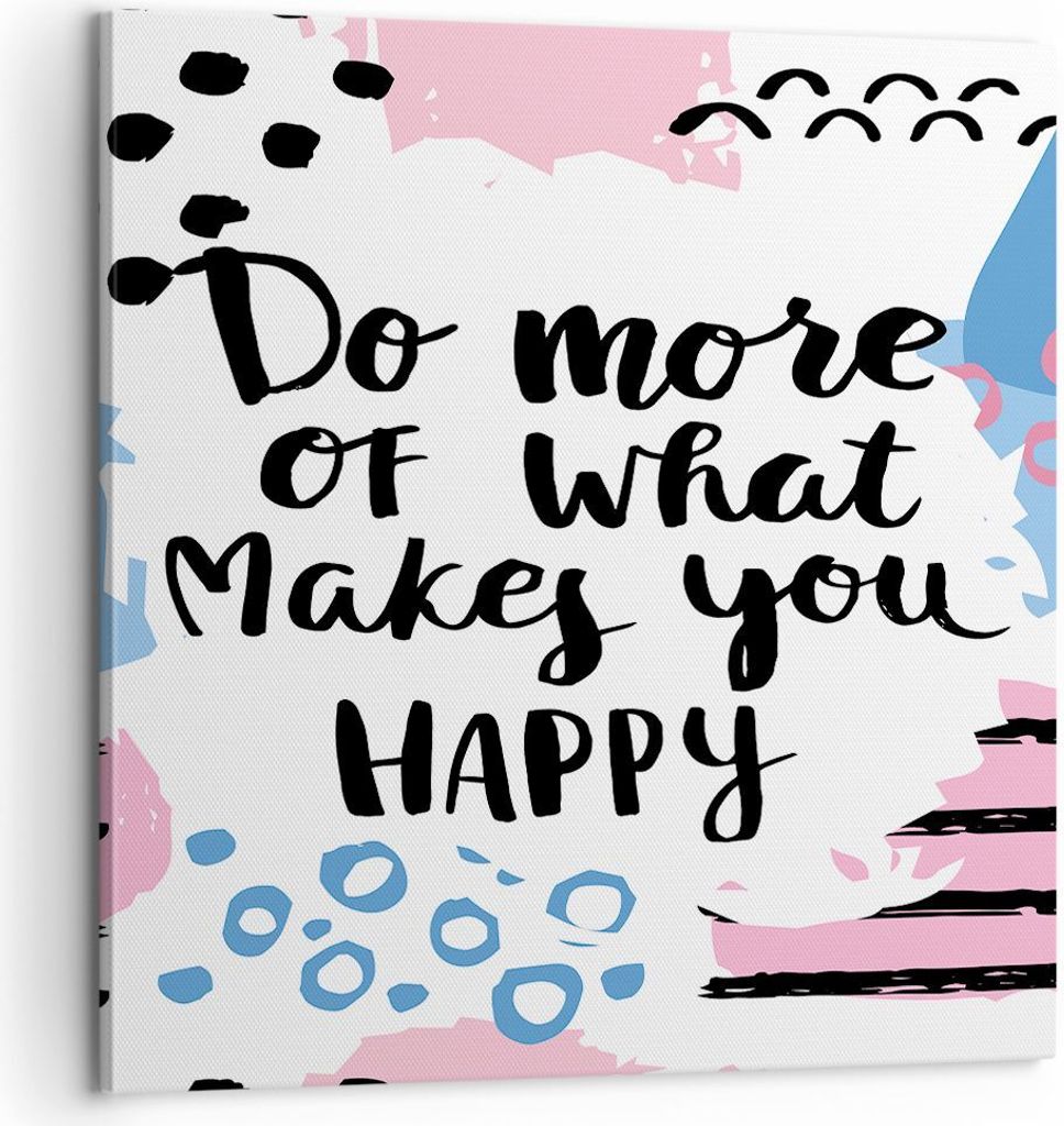 Bild auf Leinwand - Leinwandbild - Worte Motivation Produktbild 